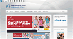 Desktop Screenshot of lsb-rlp.de